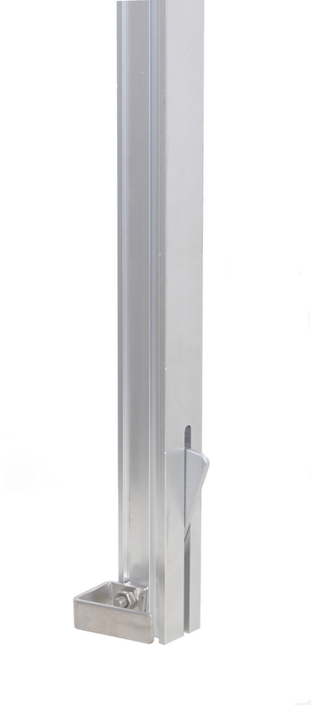 Extrémité basse du Rail en Aluminium pour KS 8000 ou KS 5000 (lg 3m)