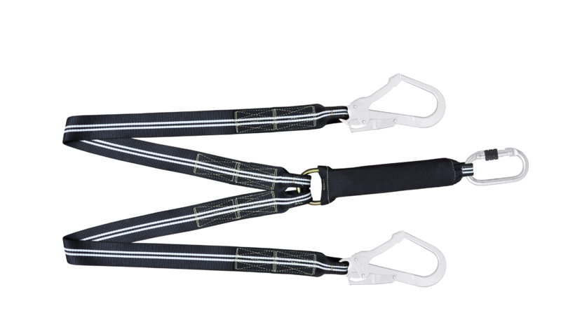 Longe fourche avec absorbeur d'énergie 1,5m NON FEU