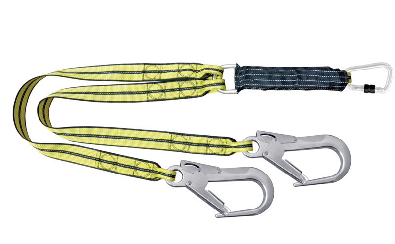 FREE BLAST - Longe fourche en sangle antistatique ATEX avec absorbeur d'énergie