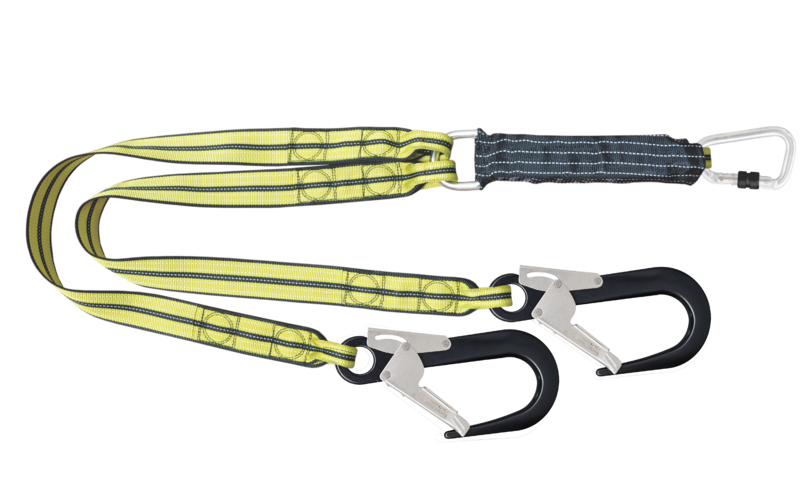 FREE BLAST - Longe fourche en sangle antistatique ATEX avec absorbeur d'énergie