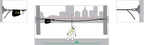 ECO LINE - Ligne de vie temporaire horizontale pour 2 utilisateurs
