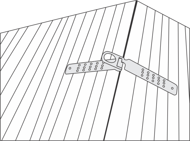 Point d'ancrage de charpentier (réutilisable)
