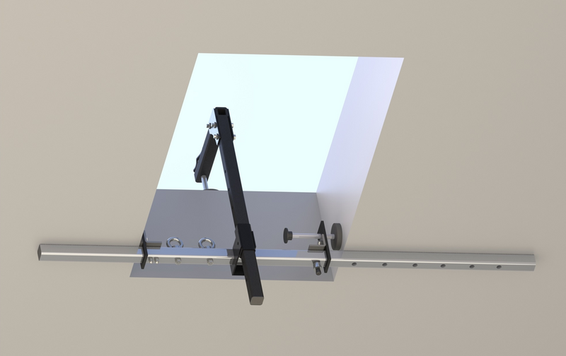 WINDOOR - Accessoire pour barre d’ancrage de porte, pour fenêtres de toit et ouvertures sur plans inclinés