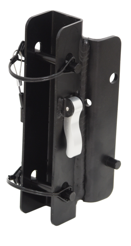 Universal adaptation plate for installing the winch or the block with ...