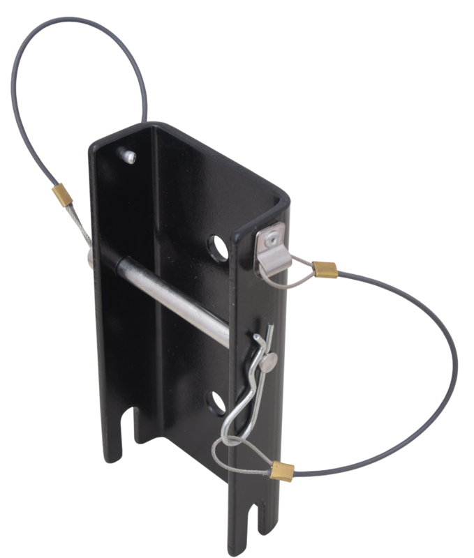 Platine universelle pour fixation de treuil de sauvetage et de travail sur trépied à double poulie sur tête ou EasySafeWay