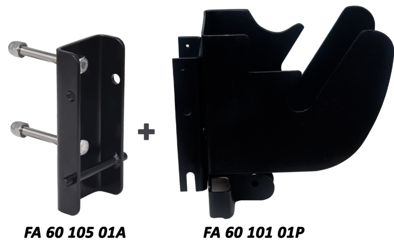 EASYSAFEWAY 1- Ensemble platines d'adaptation universelles pour antichutes à rappel automatique avec treuil de sauvetage intégré