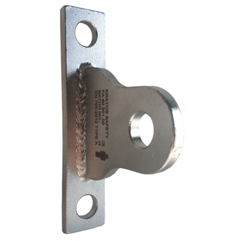 Platine d'extrémité pour ligne de vie horizontale câble KS-Line (KS 4000)