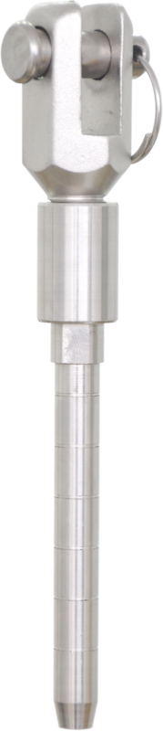 Chape à sertir pour ligne de vie horizontale câble KS-Line (KS 4000)