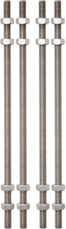 Ensemble de 4 tiges filetées en Inox pour ligne de vie horizontale KS-Line (KS 4000)