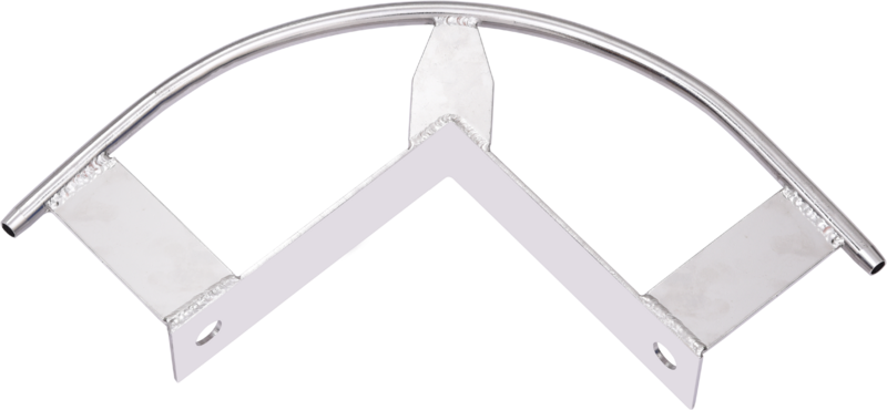 Intermédiaire d’angle 90° (pour mur extérieur) pour ligne de vie horizontale câble KS-Line (KS 4000)