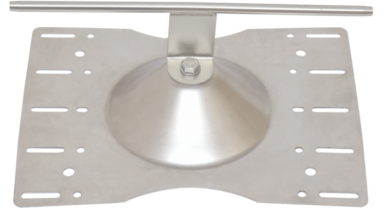 Support d'ancrage intermédiaire d'angle pliable pour bac acier trapézoïdal (250-350 mm)