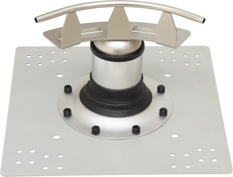 Poteau d'angle dynamique d'absorption d'énergie pour bac acier trapézoïdal ou en panneaux sandwich (200-367 mm)