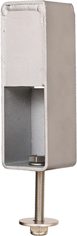 Rehausse de l'embase pour bac acier trapézoïdal et de la traverse pour couverture à joint debout