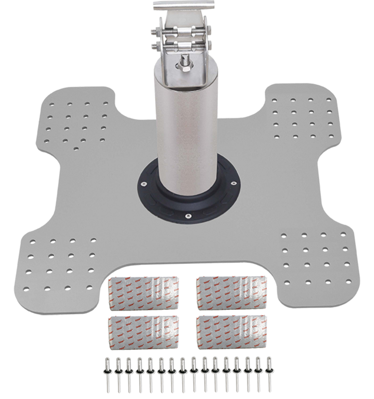Potelet intermédiaire avec système d'absorption d'énergie pour couverture bac acier