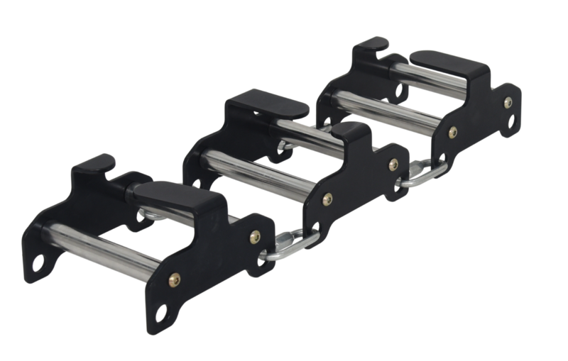 Protection de corde pour arête vive (lot de 3 modules connectés avec 4 maillons rapides)