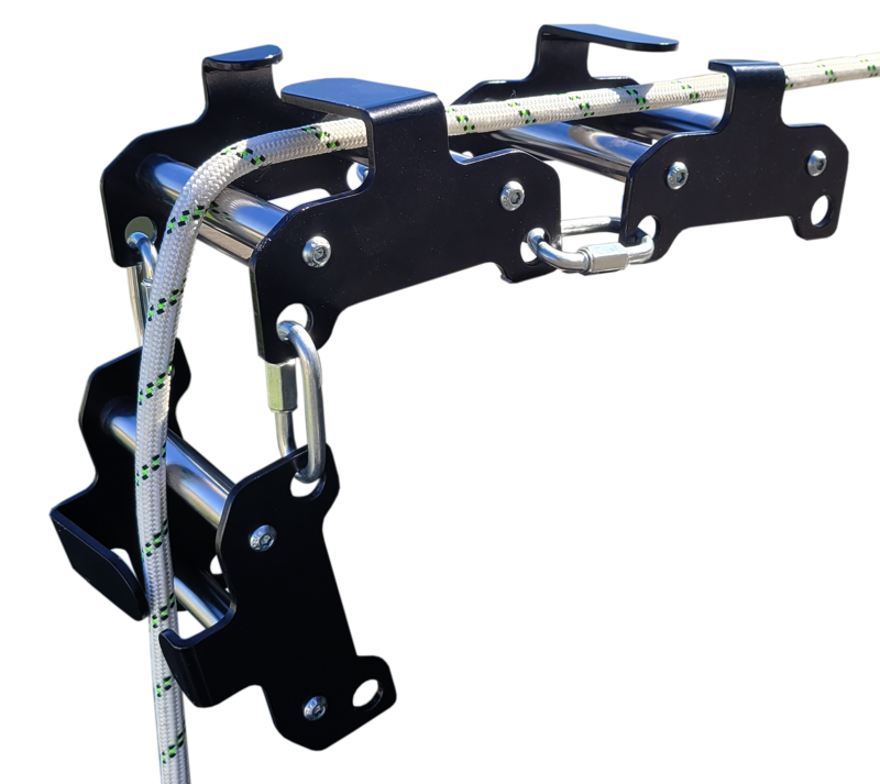 Protection de corde pour arête vive (lot de 3 modules connectés avec 4 maillons rapides)