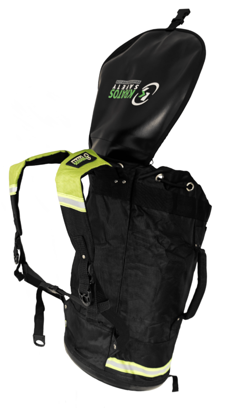Sac à dos cylindrique en PVC pour usage multiple