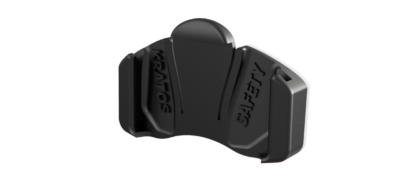 Platine adhésive pour installation de la batterie de lampe frontale NEWTON 4 sur casque